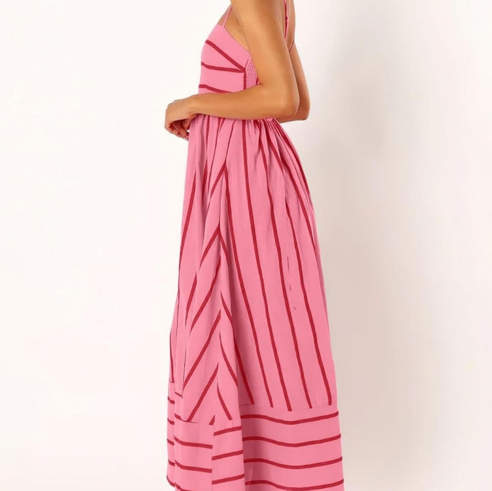 MAXI STRIPE DRESS - Picture 4 of 6